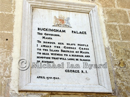 Malta George Cross Citation